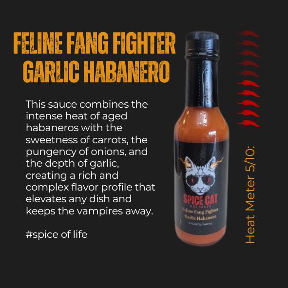 Feline Fang Fighter Garlic Habanero